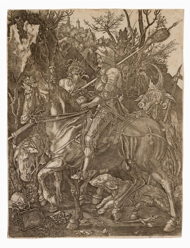 Albrecht Dürer Il cavaliere. la morte e il diavolo. MutualArt