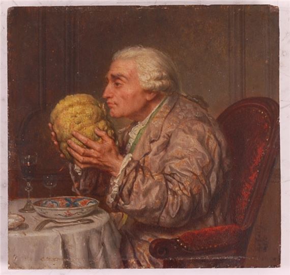 Le Gourmet by Adolphe Henri Dubasty, 1858(?)