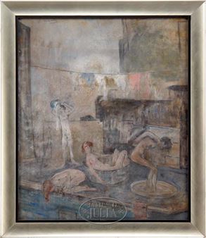 ROOFTOP BATHERS - Maurice Molarsky