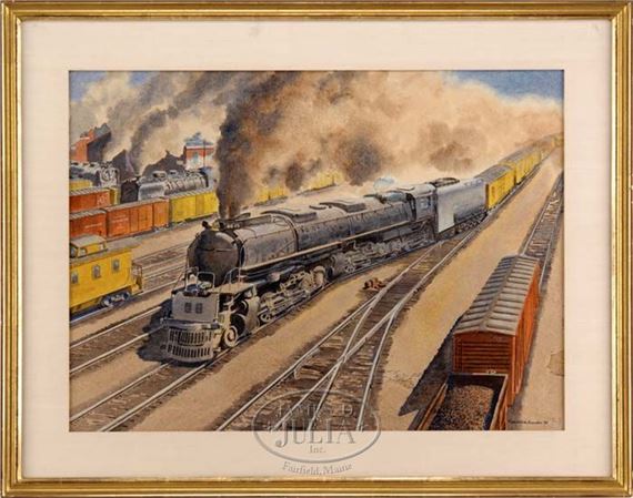 COMING INTO THE YARD by Francis Wenderoth‏ Saunders