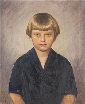 PORTRET JASNOWŁOSEGO DZIECKA - Abraham Messer