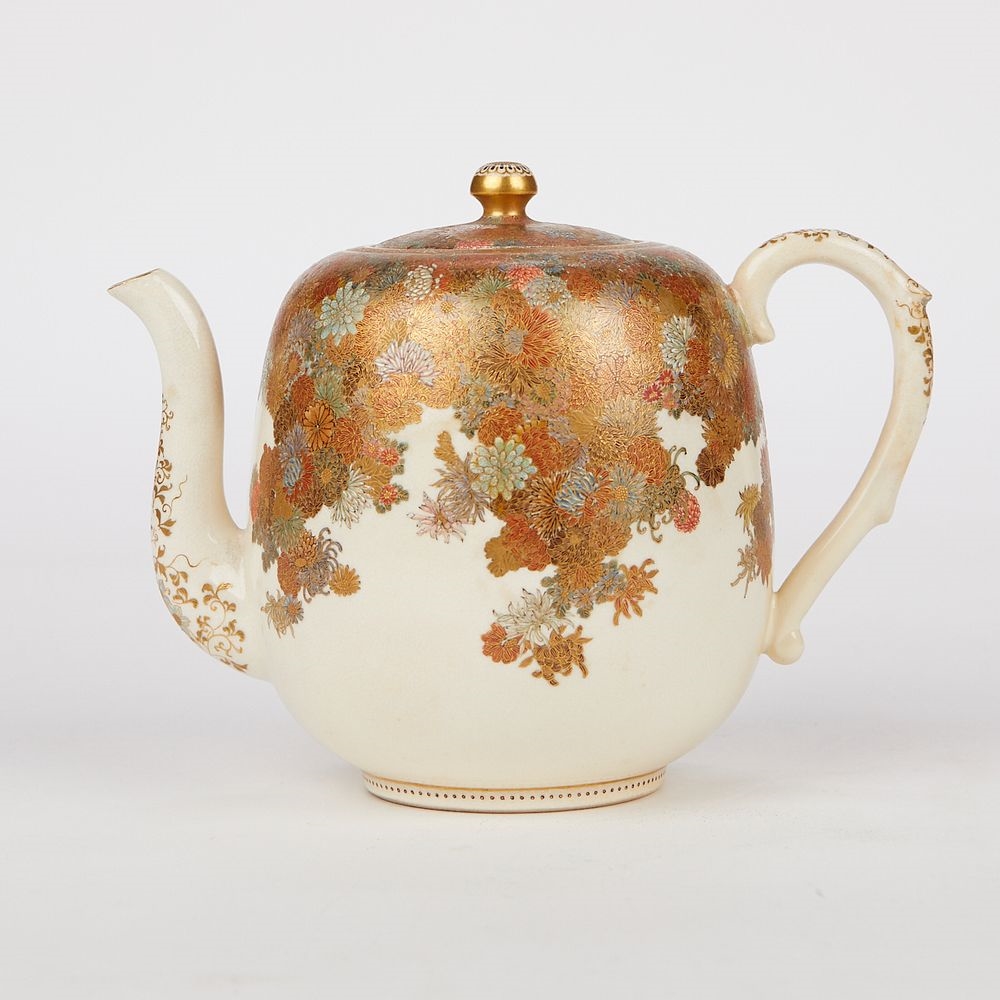 Yabu Meizan | Yabu Meizan Satsuma Teapot | MutualArt