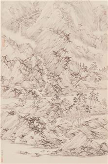 Hanging Scroll Painting - Arnold Chang 1998 - Arnold Chang