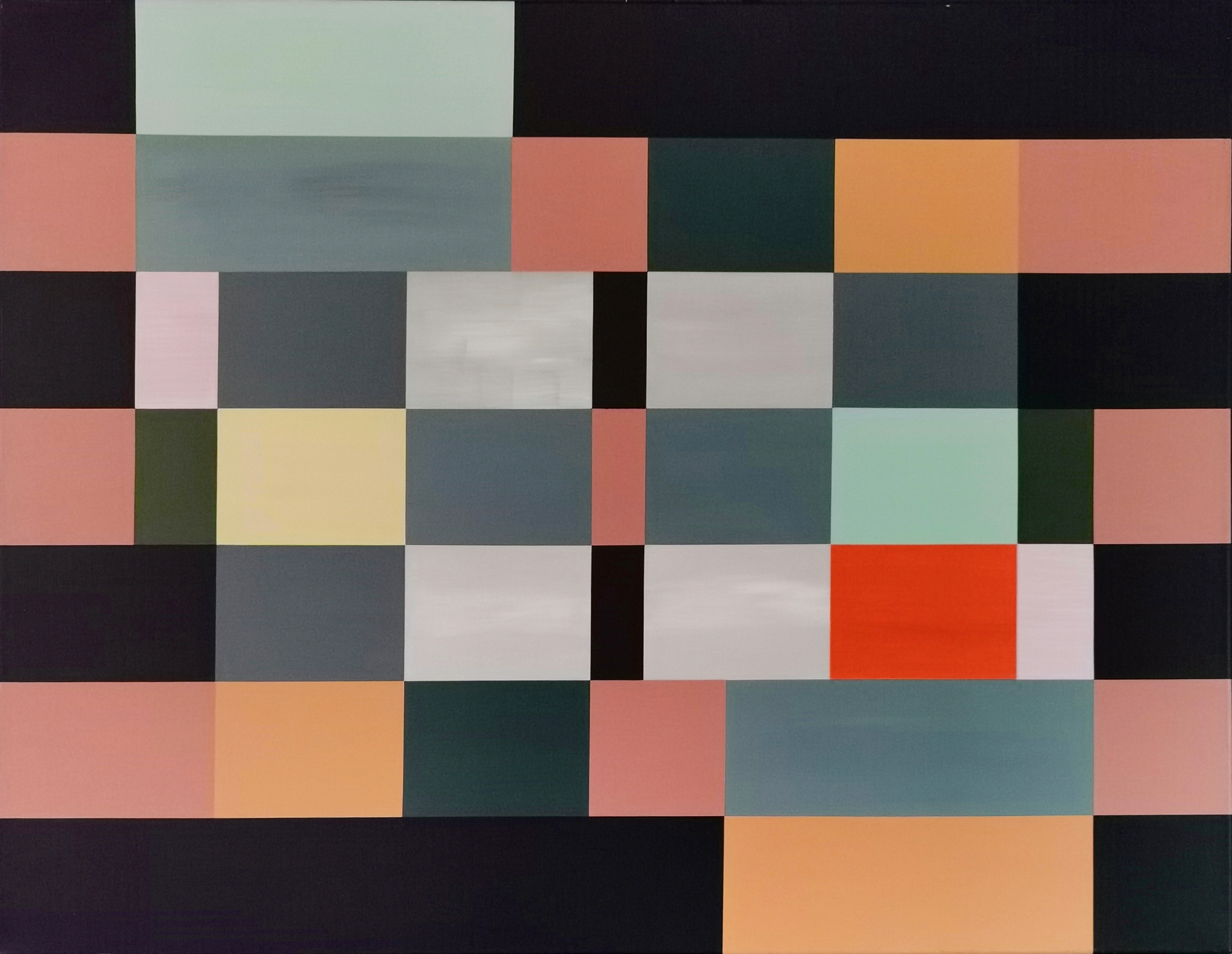 Artwork by Ryszard Hunger, Imago XI, Made of acrylic, canvas