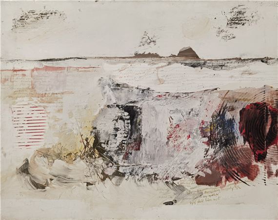 Pejzaż z Kopcem X by Włodzimierz Kunz, 1968