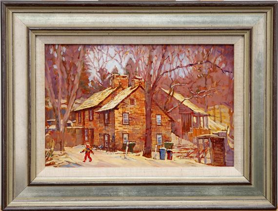 Stone House, Winter by Joseph Crilley, 1995