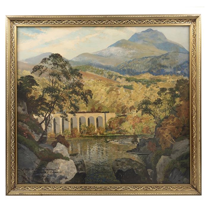 Melvin Rennie Paisaje con acueducto MutualArt