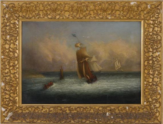 Seascape Painting - Charles Hubbard