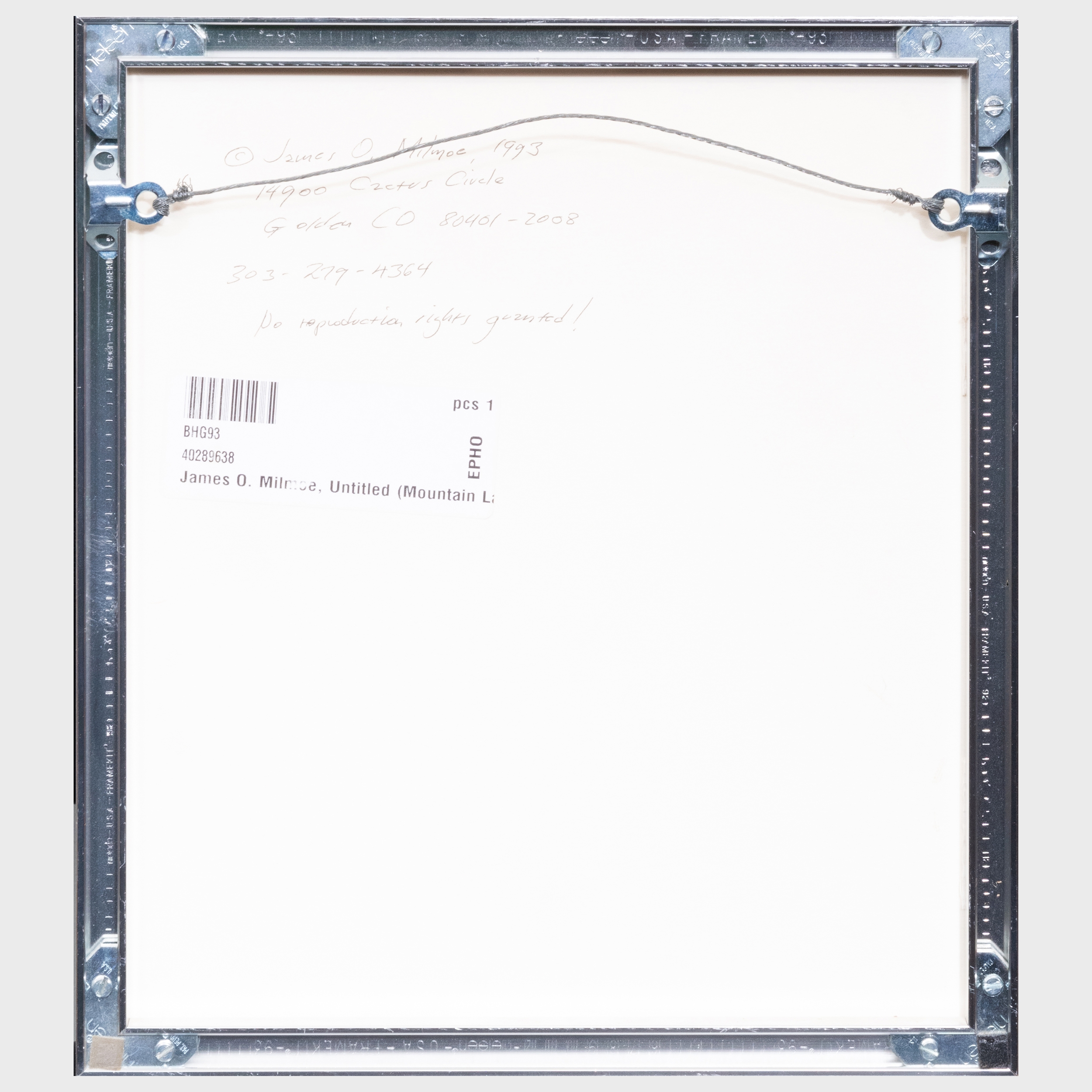 Artwork by James O. Milmoe, Mountain Landscape, Made of Chromogenic print