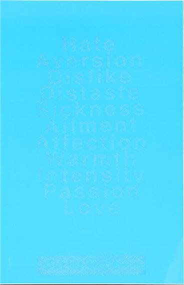 Composition from the serie Out of the Blue by Kirstine Roepstorff