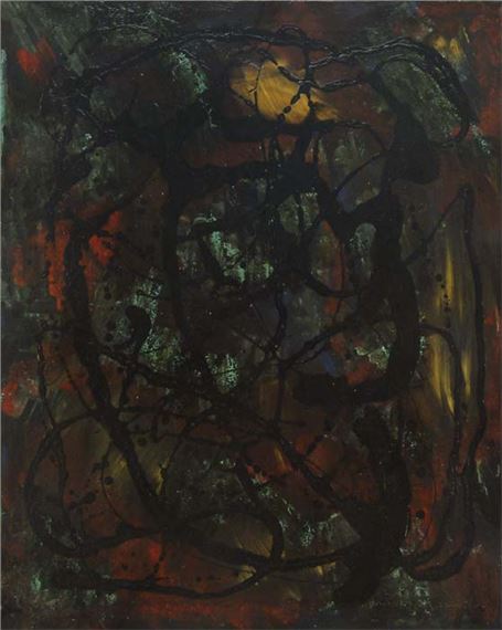 DRIP ABSTRACT by Toshimitsu Imai, 1966