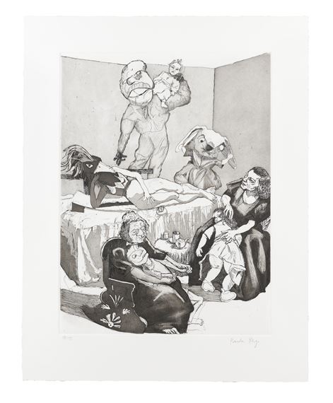 Paula Rego | The Curved Planks (2009) | MutualArt