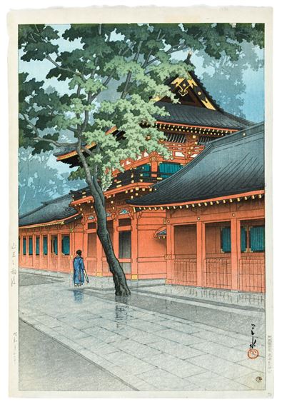 Sanno no ugo (After the Rain at Sanno Shrine)
