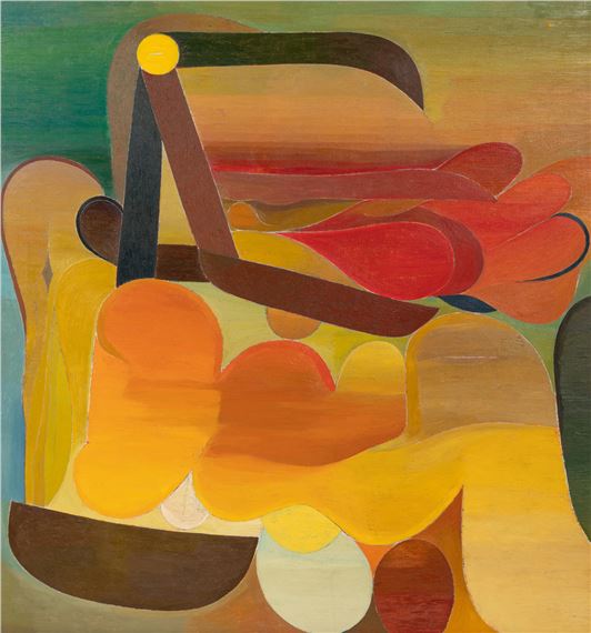 Bird in Sunset, by Miyoko Ito, circa 1960s