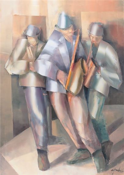 The musicians by Georgeta Grabovschi