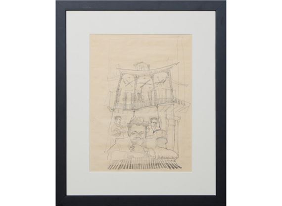 Fats Domino Jazz Fest Poster Sketch