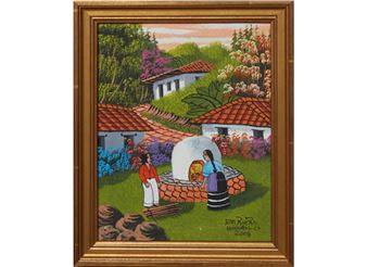 Couple at the Oven - Ana Rivera