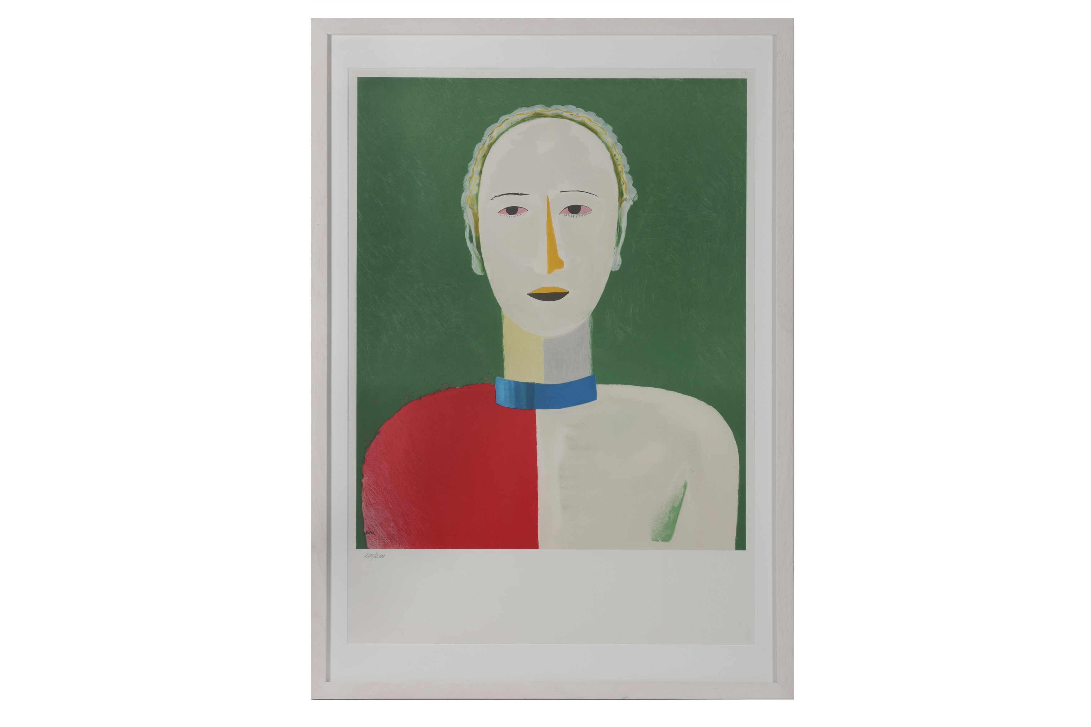 Portrait of a woman by Kazimir Malevich