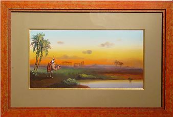 Depicting a landscape - Philippe-louis Gerard