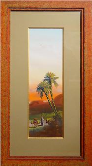 Depicting a landscape - Philippe-louis Gerard