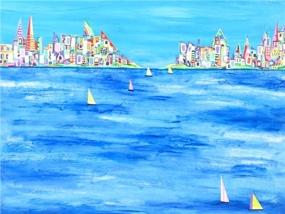 Daniel Meakin | Summertime Sailing (2021) | MutualArt