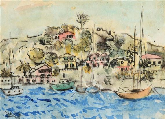 Basil Ivan Rakoczi | Mediterranean Harbour (1972) | MutualArt