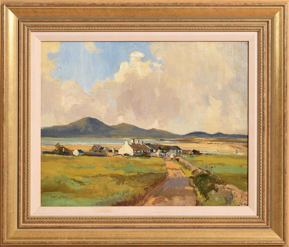 Artwork by Theodore James Gracey, Connemara, Made of oil on board