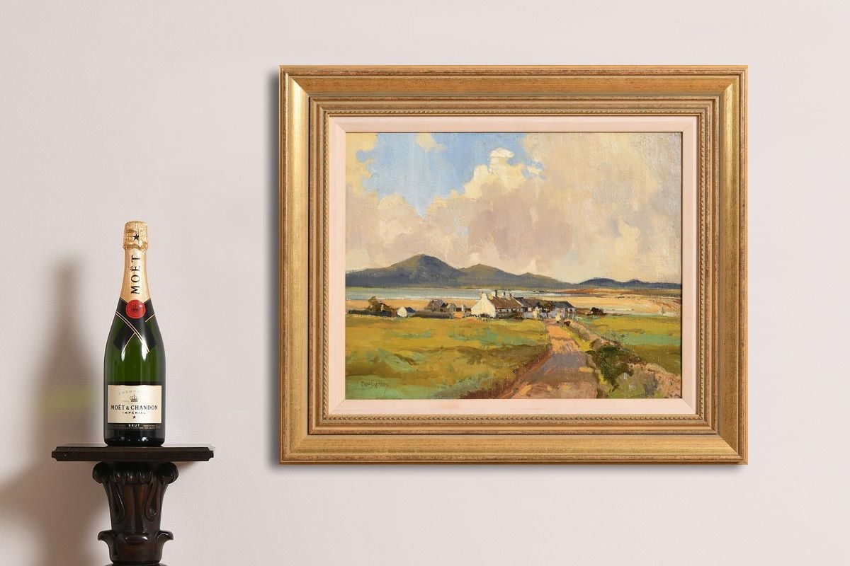 Artwork by Theodore James Gracey, Connemara, Made of oil on board