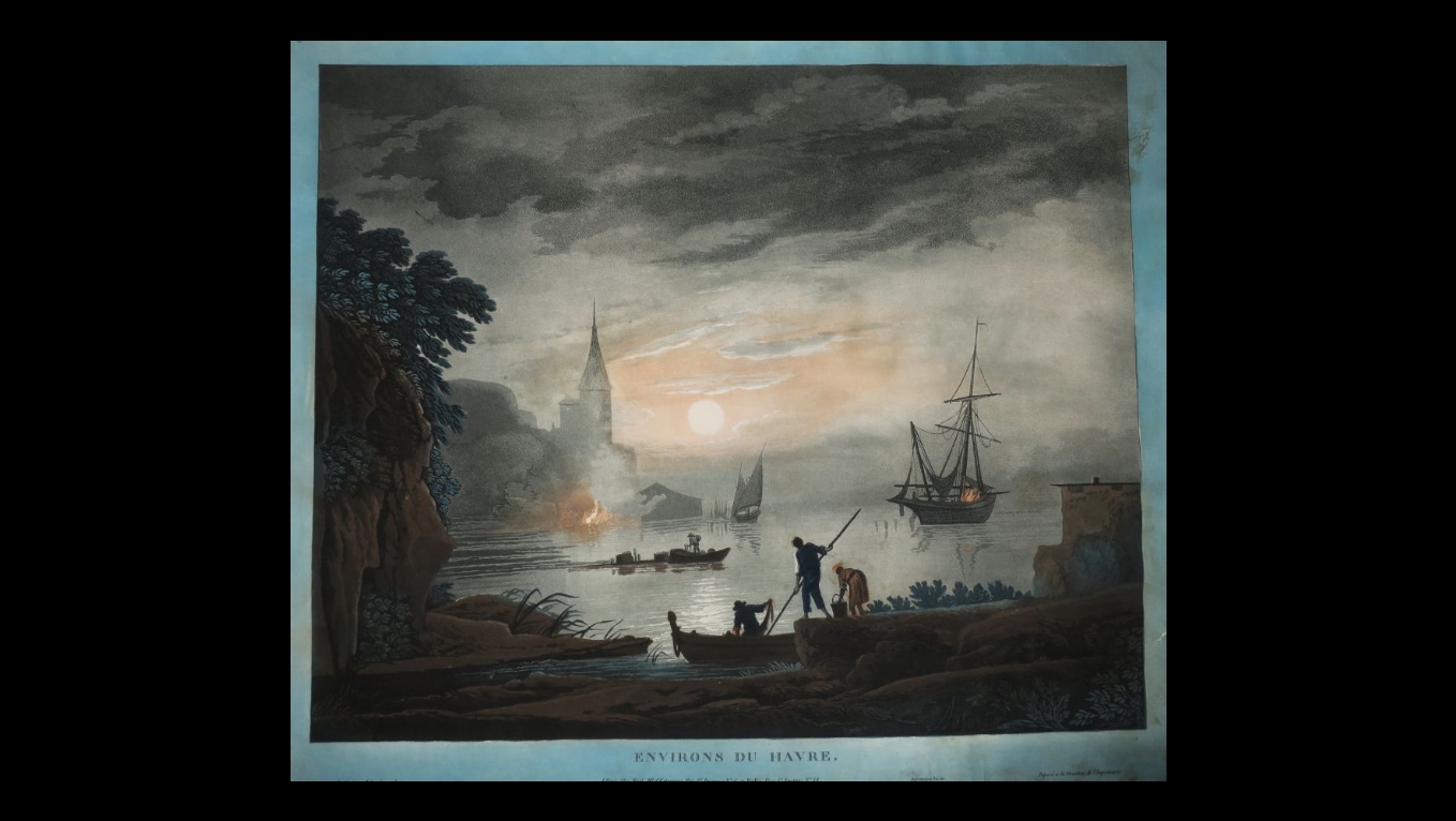 Artwork by François Aubertin, Environs du HAVRE, Made of Aquatint