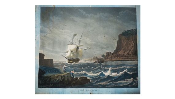 PORT DE FÉCAMP by François Aubertin, c.1813