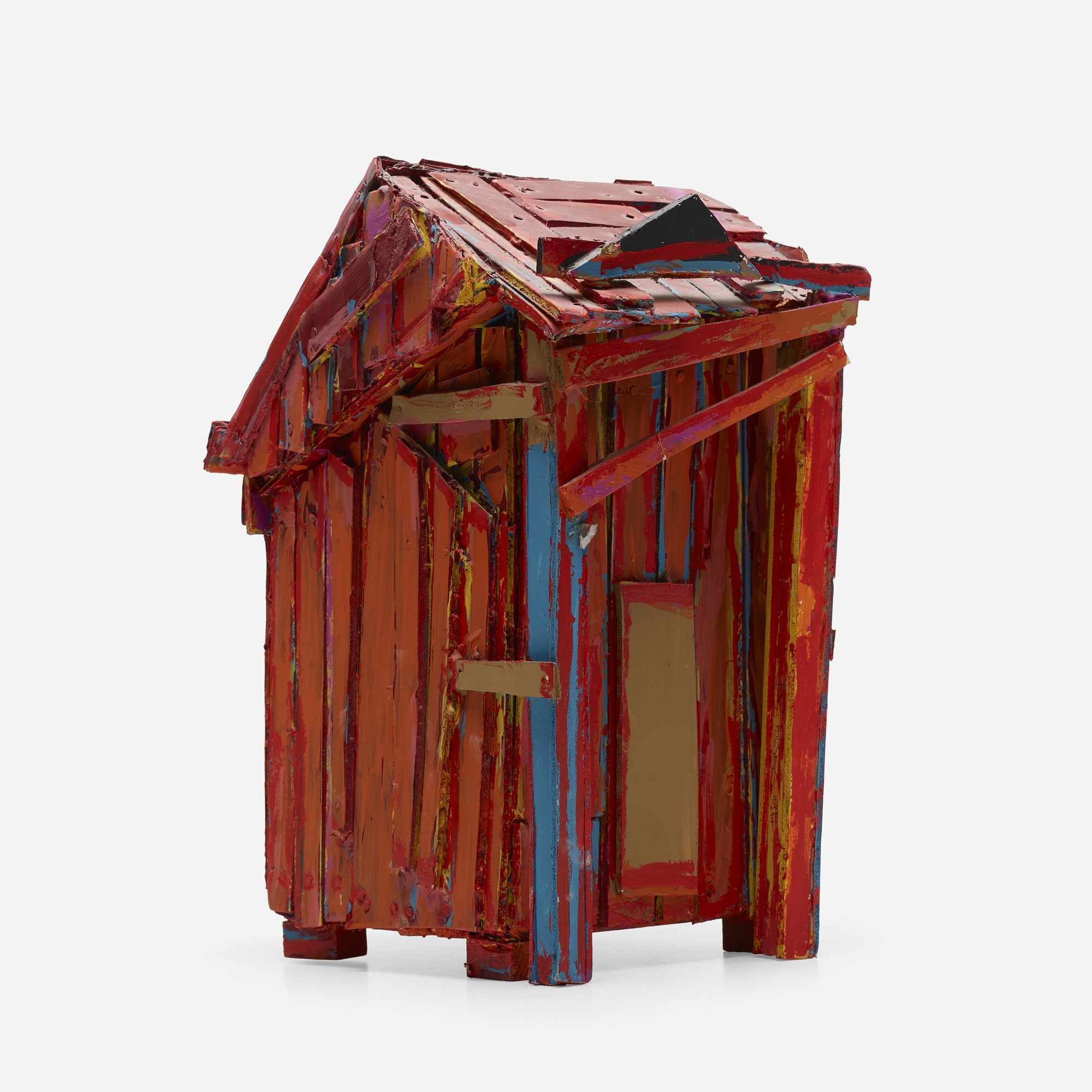 Artwork by Beverly Buchanan, Miss Flossie's Shack, Made of acrylic on foam core, wood