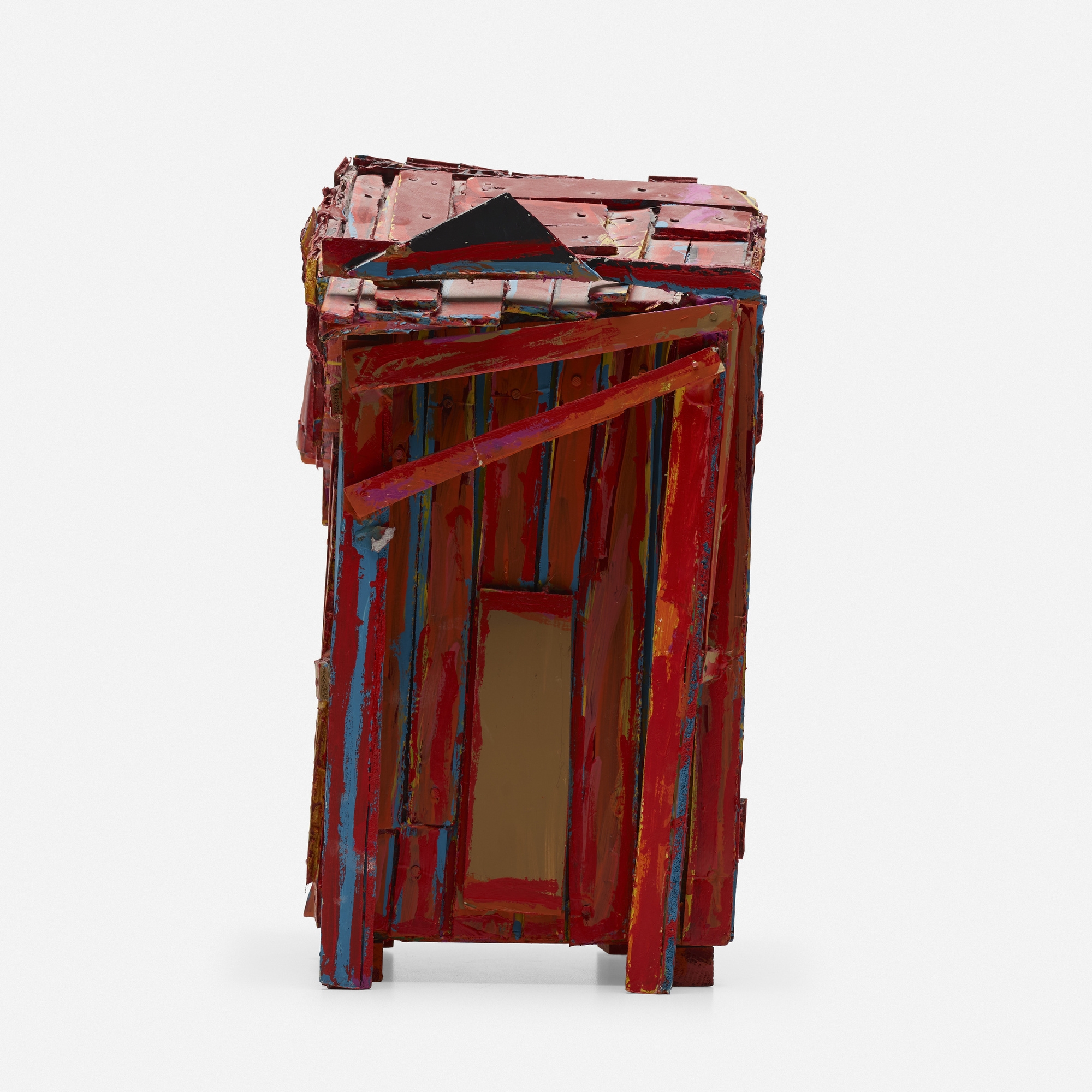 Artwork by Beverly Buchanan, Miss Flossie's Shack, Made of acrylic on foam core, wood