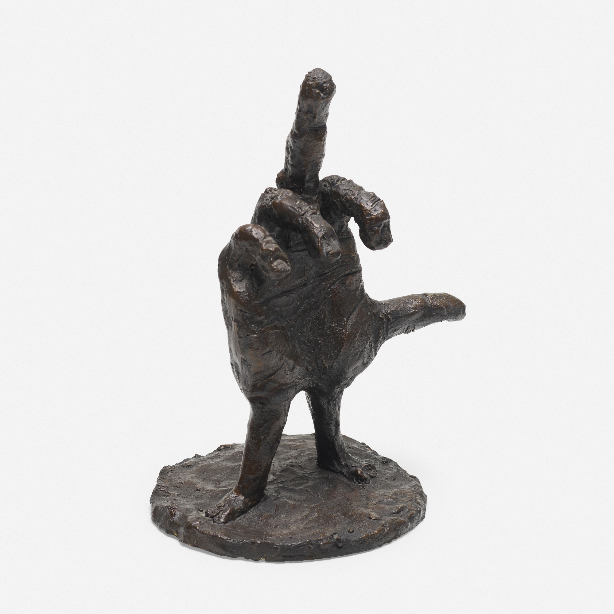 Artwork by Liz Craft, Birdman (Desktop Version), Made of cast bronze