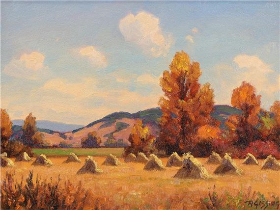 AUTUMN GOLD by Roland Gissing, 1957