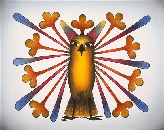 GRAND DAME by Kenojuak Ashevak, 2009
