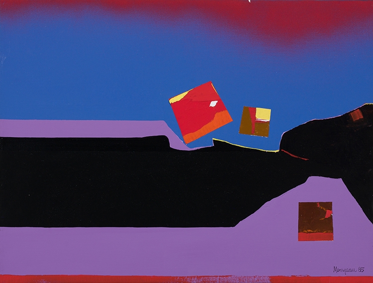 Artwork by Jean-Guy Mongeau, États, Made of acrylic on canvas