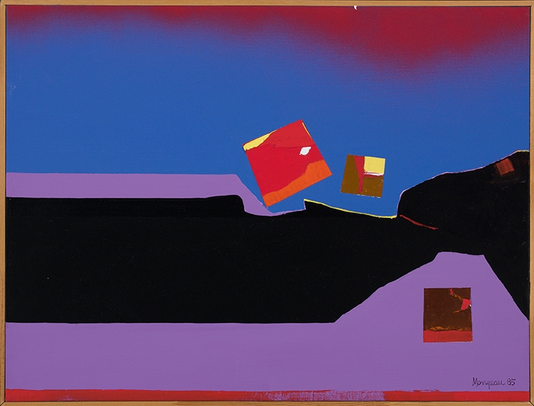 Artwork by Jean-Guy Mongeau, États, Made of acrylic on canvas