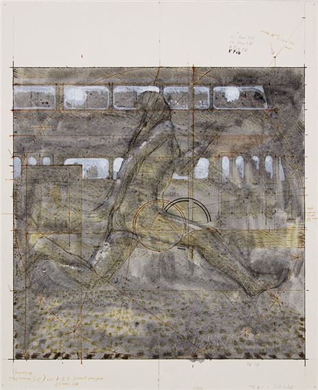 Study for Berlin Bus by Alex Colville