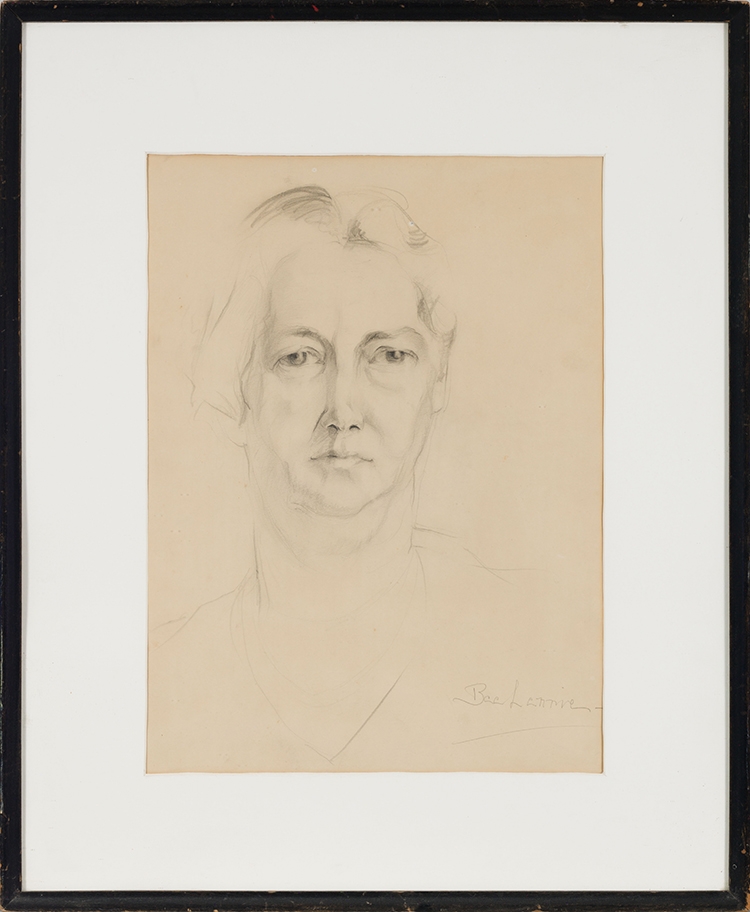 Artwork by Beatrice Lennie, Mother, Made of graphite on paper