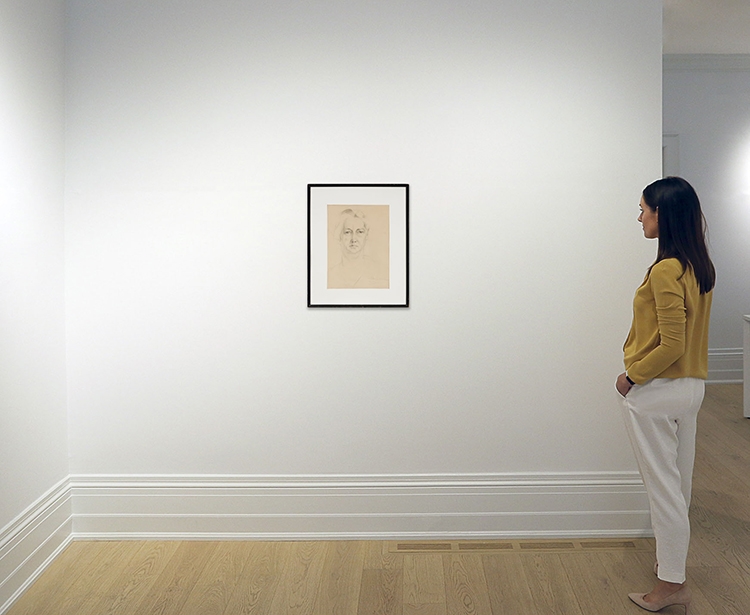 Artwork by Beatrice Lennie, Mother, Made of graphite on paper