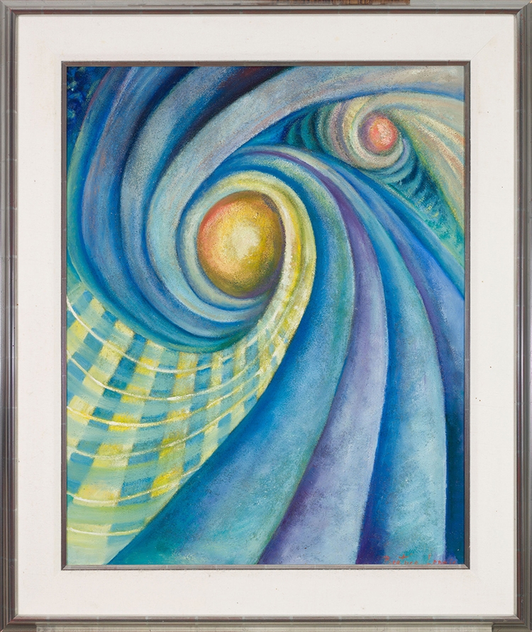 Artwork by Beatrice Lennie, Abstract (Untitled), Made of oil on canvas