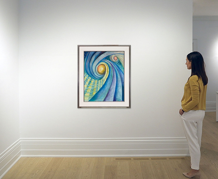 Artwork by Beatrice Lennie, Abstract (Untitled), Made of oil on canvas