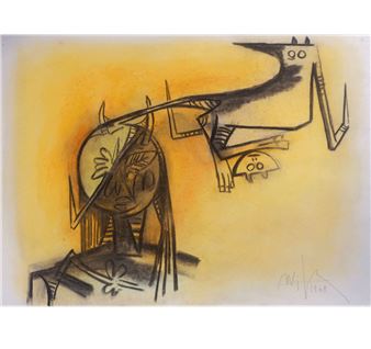 Wifredo Lam and Agustín Cárdenas - Bill Hodges Gallery