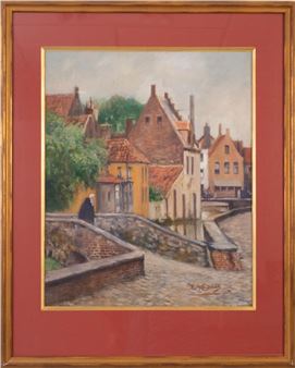 EUROPEAN STREET SCENE - Maurice Dubois