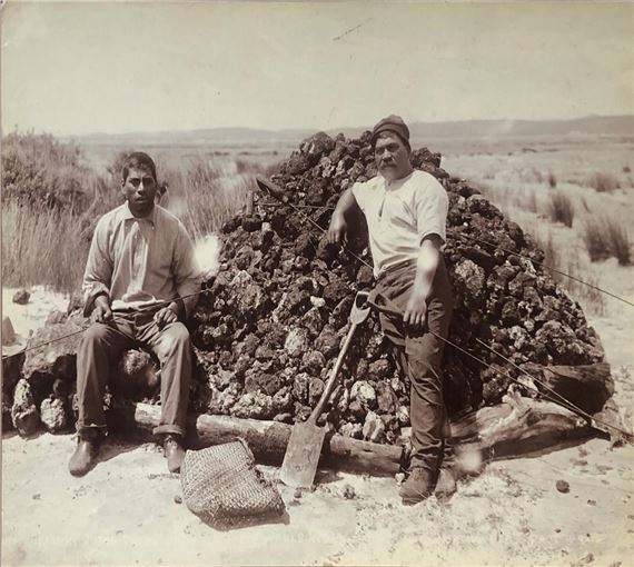Arthur Northwood | Māori Gumdiggers Showing Their Weeks Work | MutualArt