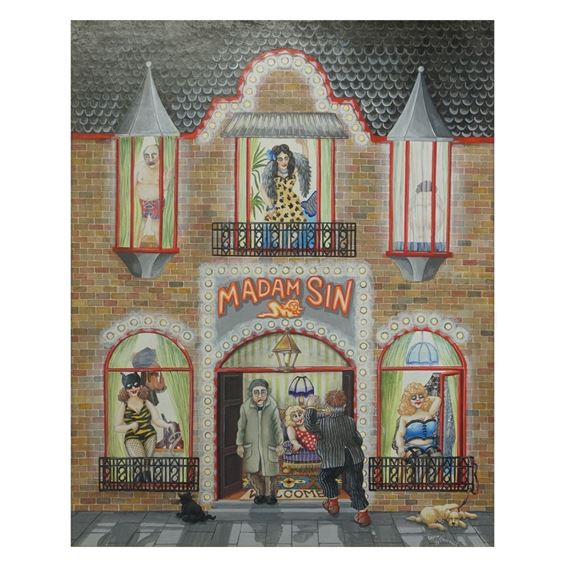 Madam Sin by Lynn Bennet, Dated 1991