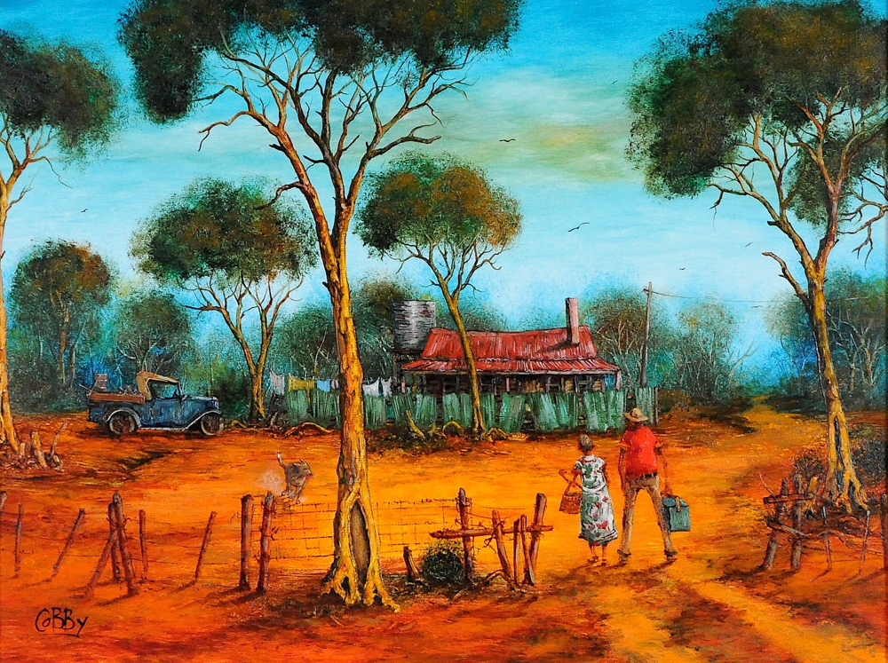John Cobby | A Visit To The Neighbours | MutualArt