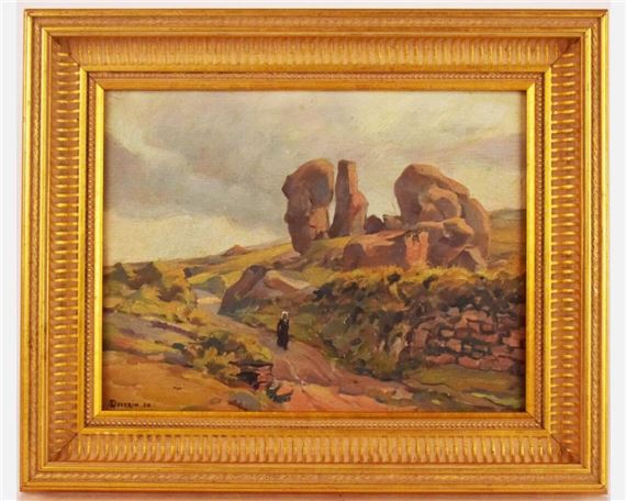 Paysage breton by Roger Deverin, 1930