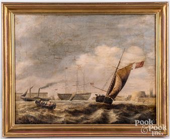 Harbor scene - G. Merritt