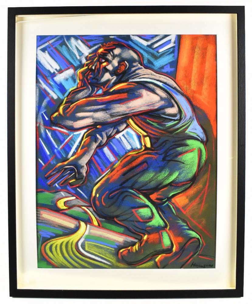 Peter Howson Obe | study of a male figure | MutualArt